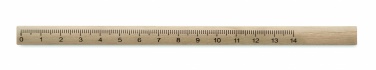 Logo trade promotional products image of: Carpenters pencil with ruler