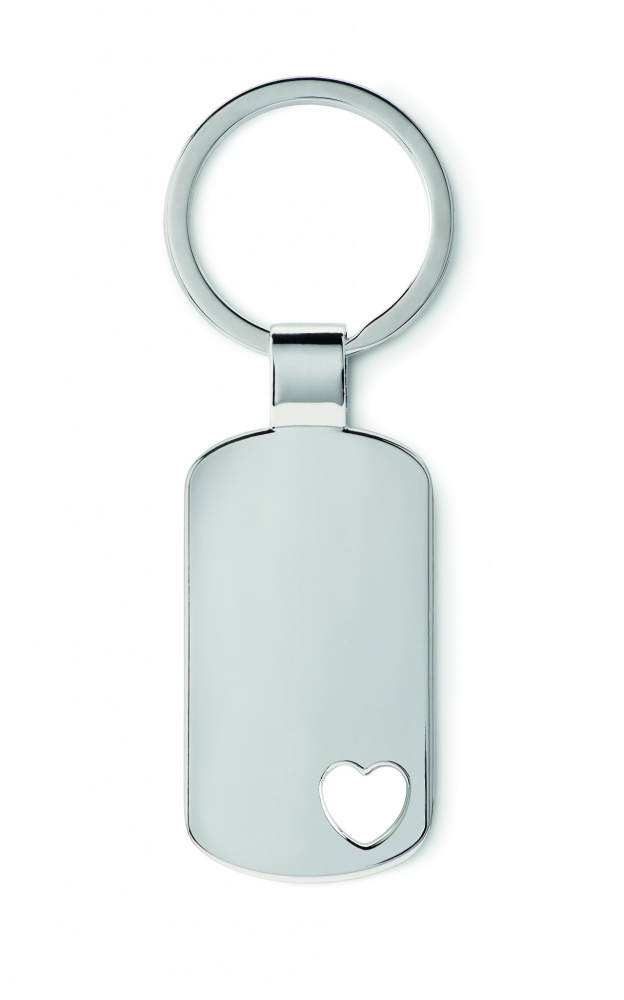 Logotrade promotional merchandise image of: Key ring with heart detail Jūrmala