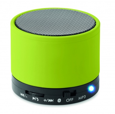 Logotrade promotional giveaway picture of: Round wireless speaker