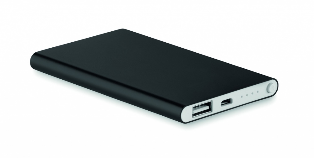 Logotrade business gift image of: Flat power bank 4000 mAh