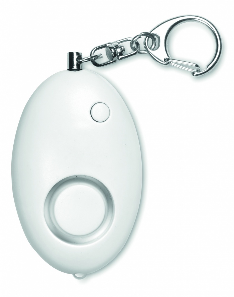 Logo trade promotional item photo of: Personal alarm with key ring Ventspils