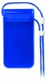 Smartphone waterproof pouch, Transparent Blue