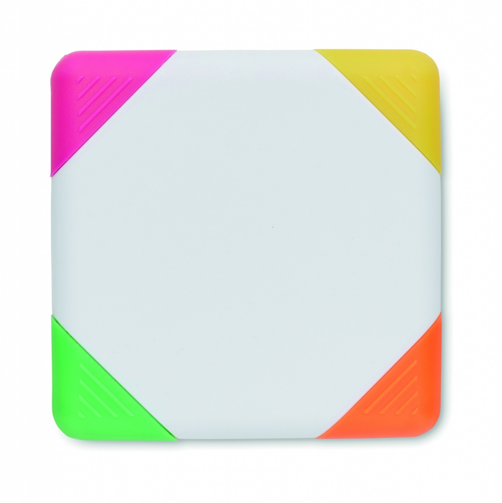 Logo trade advertising product photo of: Square shaped highlighter