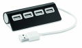 4 port USB hub, Black