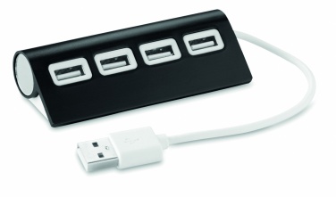 Logo trade promotional giveaways picture of: 4 port USB hub