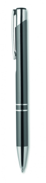 Logo trade promotional item photo of: Push button aluminium pen