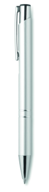 Logo trade promotional merchandise picture of: Push button aluminium pen