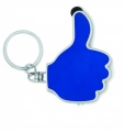 Thumbs up led light w/key ring Valmiera, Royal Blue