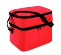 Cooler bag with 2 compartments, Red