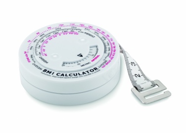 Logo trade business gifts image of: BMI measuring tape