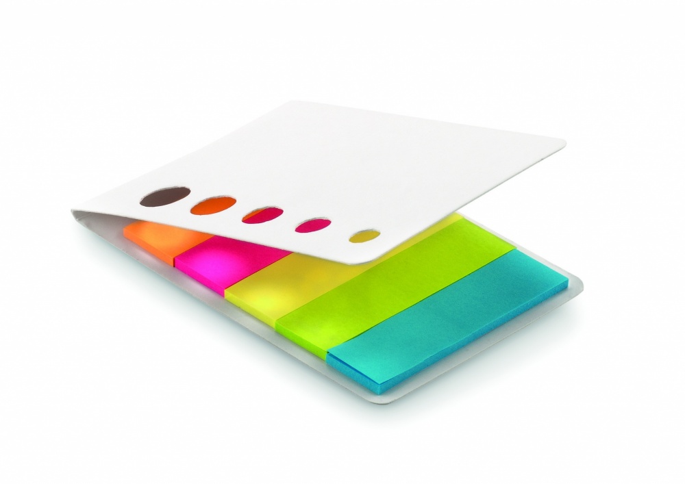 Logo trade promotional products image of: Page markers pad