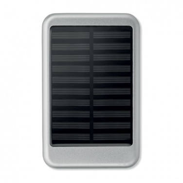 Logo trade promotional gift photo of: 4000 mAH solar powerbank