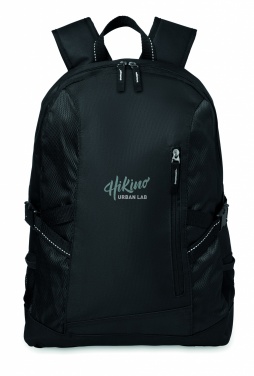 Logo trade business gift photo of: Polyester laptop backpack