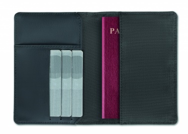 Logo trade corporate gifts picture of: 2 Tone passport holder