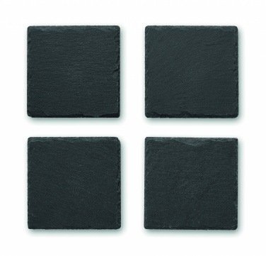 Logotrade promotional items photo of: Slate coasters with EVA bottom