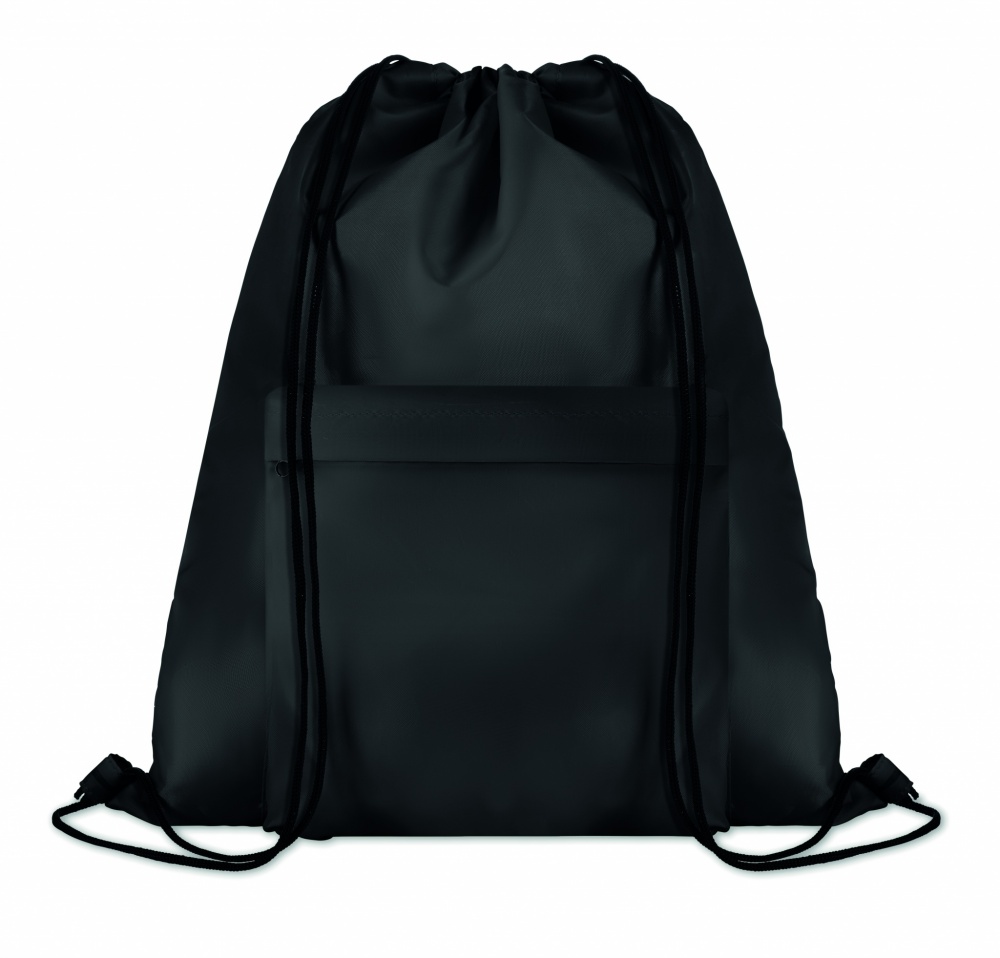 Logo trade corporate gift photo of: 210D Polyester drawstring bag