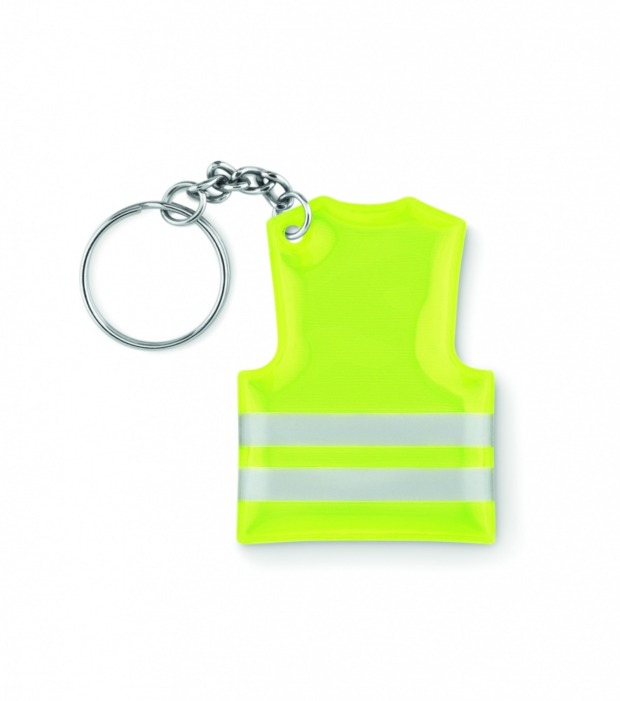 Logo trade advertising product photo of: Key ring with reflecting vest Jekabpils