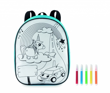 Logo trade promotional items picture of: Backpack with 5 markers