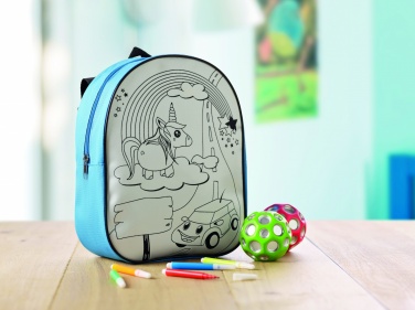 Logo trade promotional merchandise image of: Backpack with 5 markers