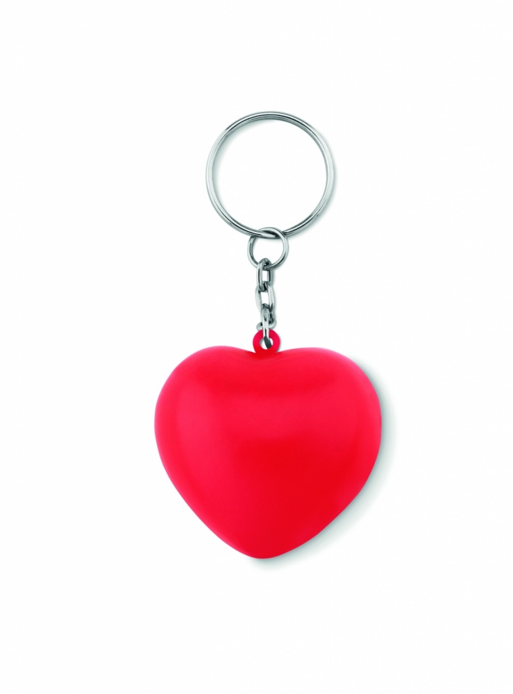 Logotrade promotional items photo of: Key ring with PU heart Ogre