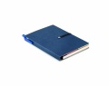 Notebook w/pen & memo pad, Blue