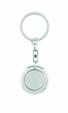 Logo trade promotional merchandise photo of: Key ring with token Cēsis