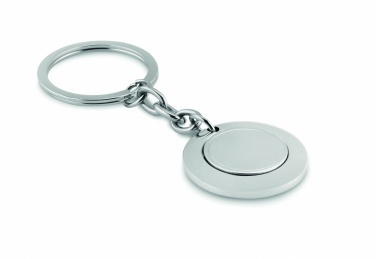 Logo trade promotional giveaways picture of: Key ring with token