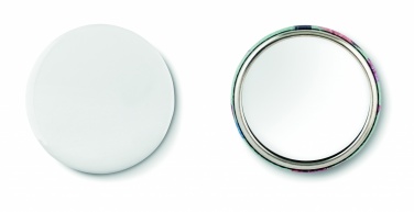 Logo trade promotional gifts image of: Mirror button metal