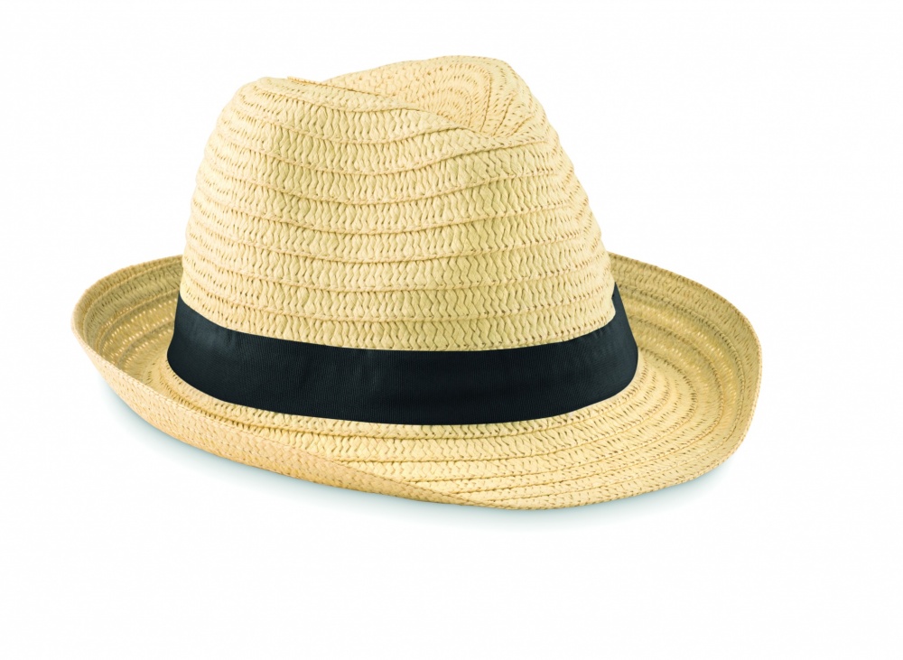 Logo trade promotional gift photo of: Paper straw hat