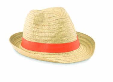 Logo trade promotional item photo of: Paper straw hat