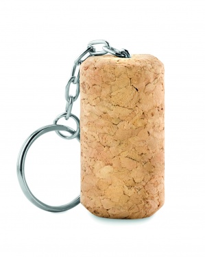 Logo trade promotional gifts image of: Wine cork key ring Sigulda