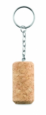 Logo trade promotional gifts image of: Wine cork key ring Sigulda