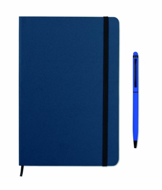 Logotrade promotional merchandise image of: A5 notebook w/stylus 72 lined