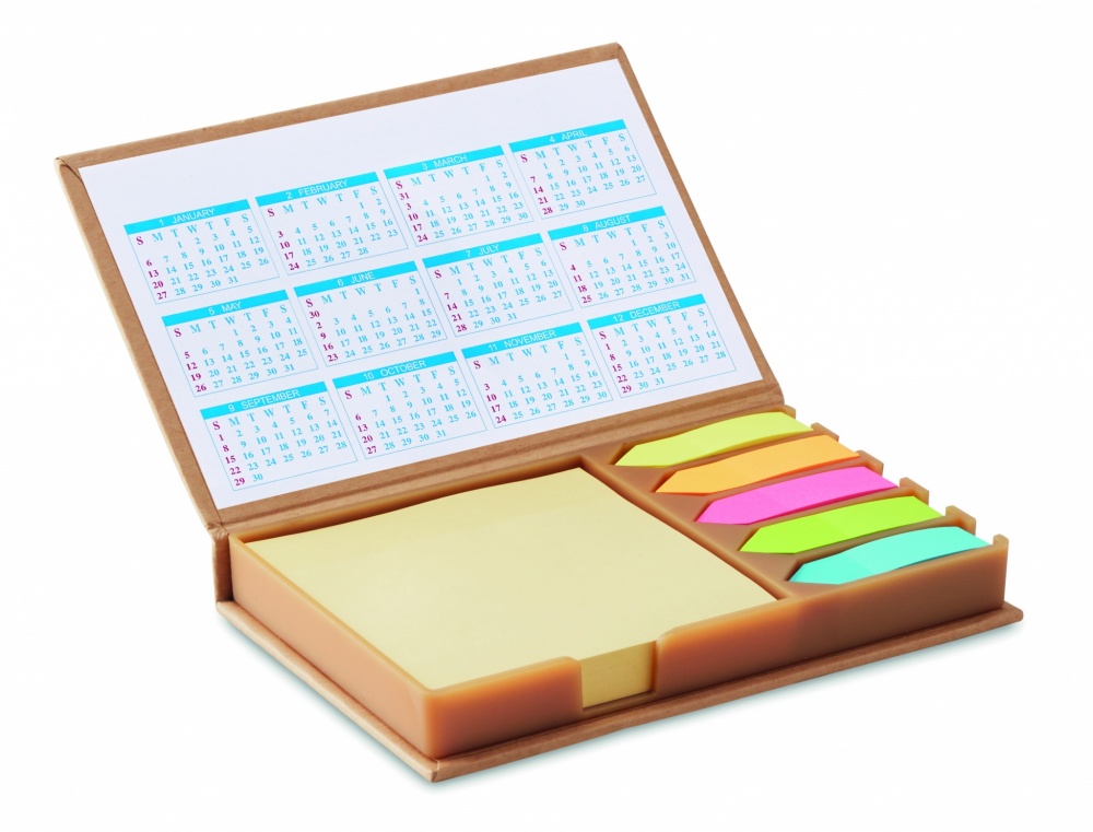 Logotrade promotional giveaways photo of: Desk memo set with calendar