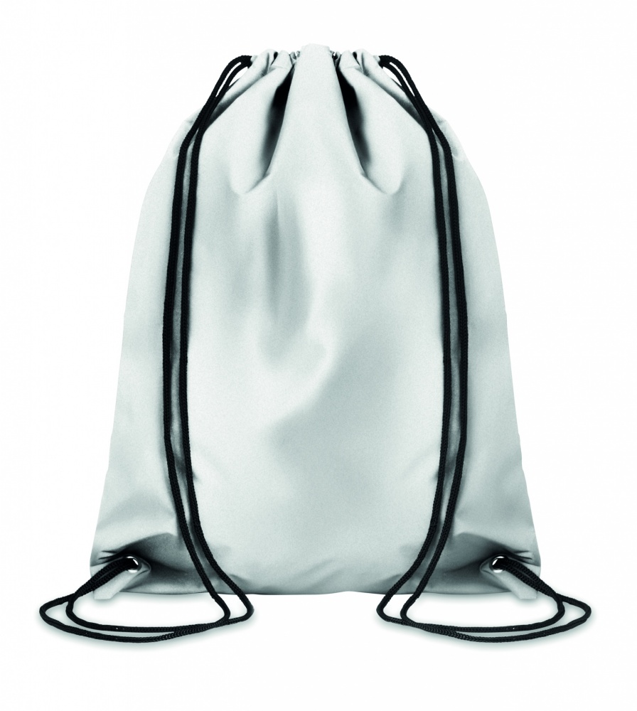 Logotrade promotional giveaway image of: High reflective drawstring bag