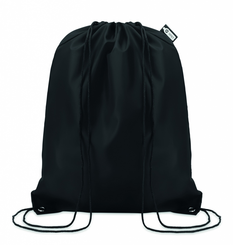 Logo trade promotional products picture of: 190T RPET drawstring bag