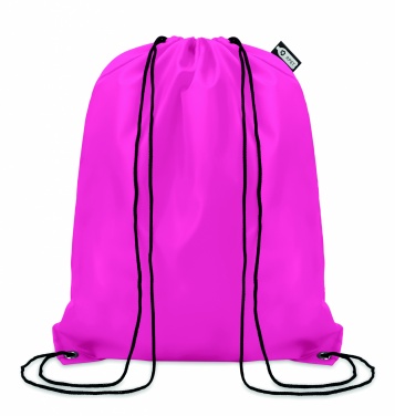 Logo trade promotional giveaways picture of: 190T RPET drawstring bag