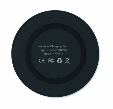 Logo trade advertising products image of: Small wireless charger 5W