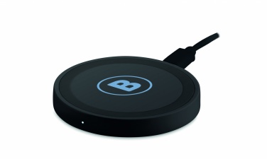 Logo trade promotional item photo of: Small wireless charger 5W