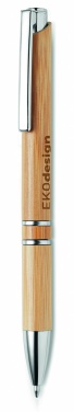 Logo trade corporate gift photo of: Bamboo automatic ball pen