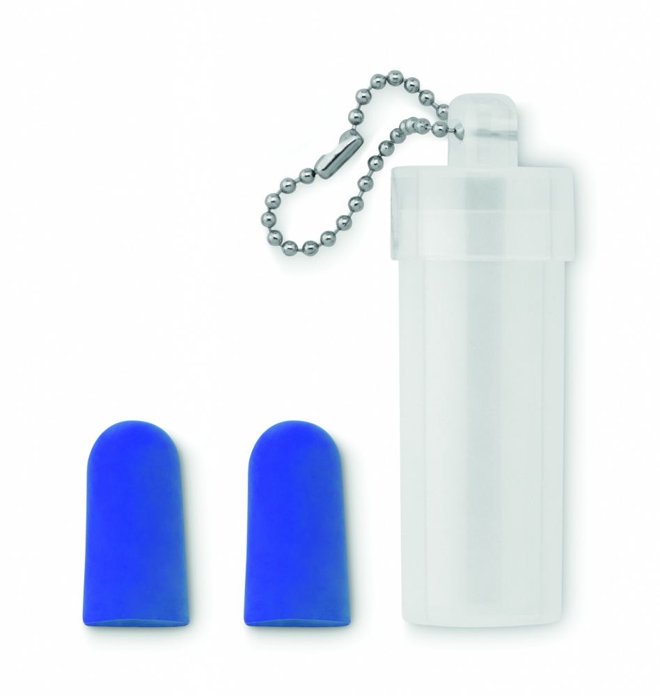 Logo trade corporate gifts picture of: Earplug set in plastic tube