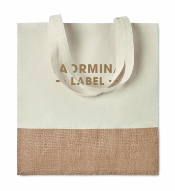 Logo trade corporate gifts image of: 160gr/m² cotton shopping bag