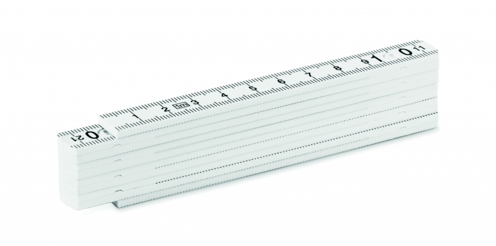 Logo trade corporate gift photo of: Folding ruler 1m