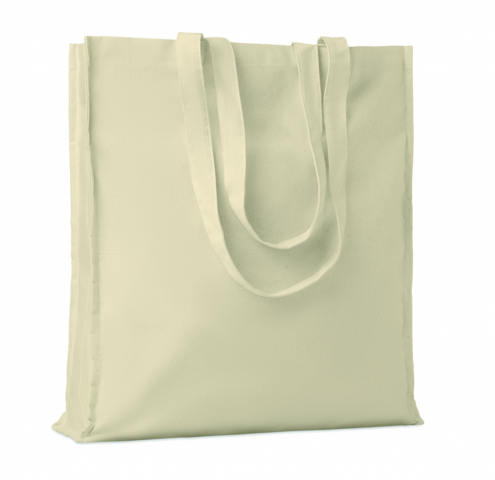 Logo trade promotional giveaways image of: 140gr/m² cotton shopping bag