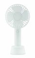 USB desk fan with stand , White