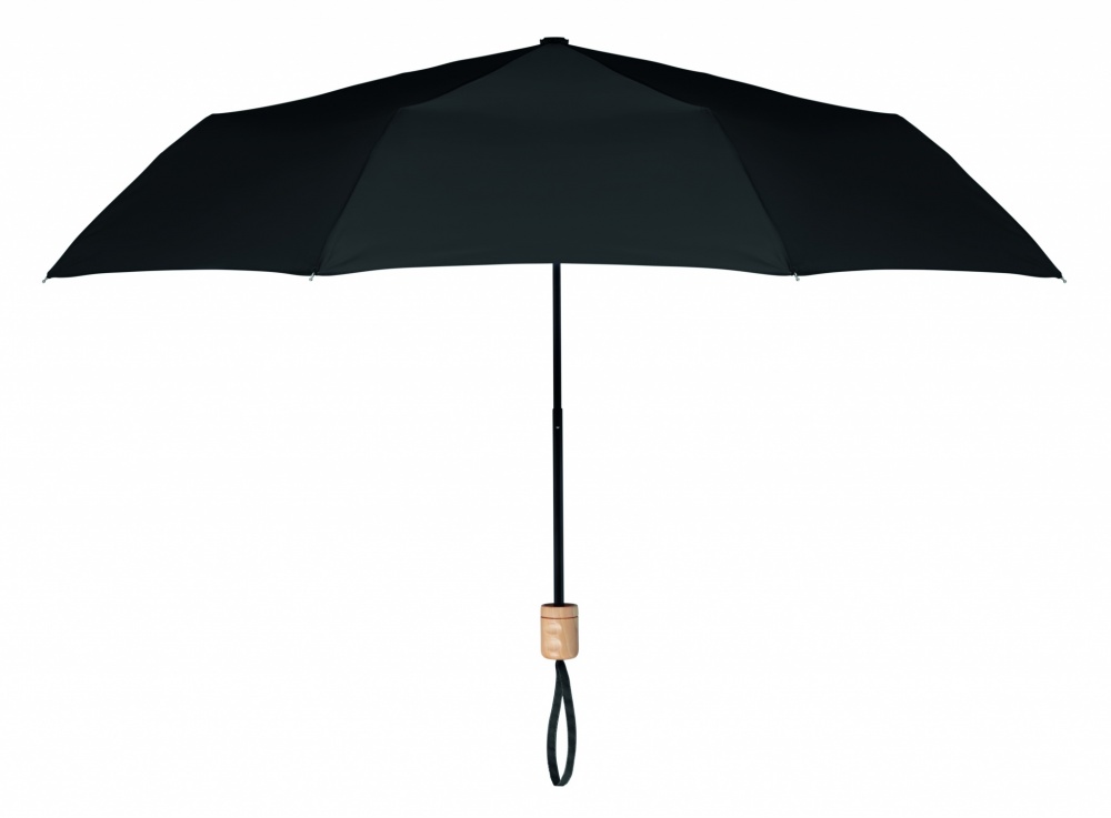 Logo trade advertising product photo of: 21 inch RPET foldable umbrella