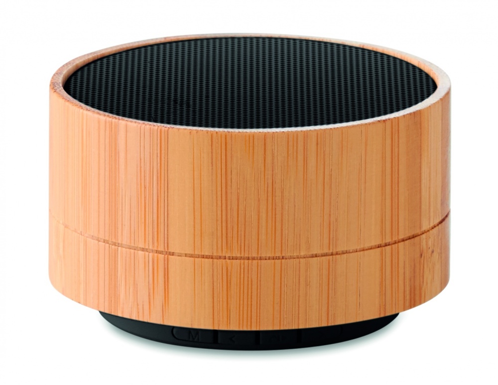 Logotrade promotional item image of: 3W Bamboo wireless speaker