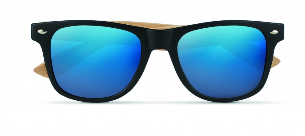 Logo trade promotional merchandise picture of: Sunglasses with bamboo arms RAKVERE