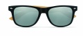 Sunglasses with bamboo arms RAKVERE, Shiny Silver