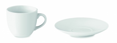 Logo trade promotional product photo of: Espresso cup and saucer 80 ml